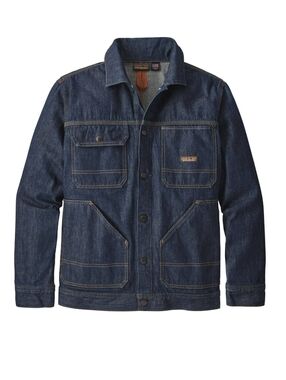 Patagonia Steel Forge Denim Jacket Men's S Made in USA (41626)